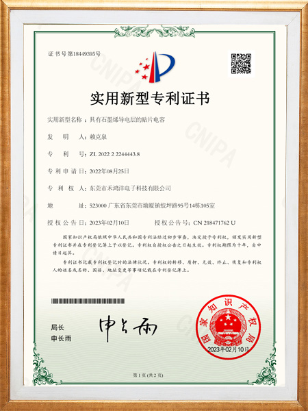 具有石墨烯导电层的贴片电...